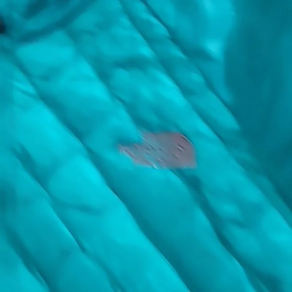 The North Face Thermoball Full Zip Lightweight Puff Jacket Teal Size Small - Picture 3 of 6